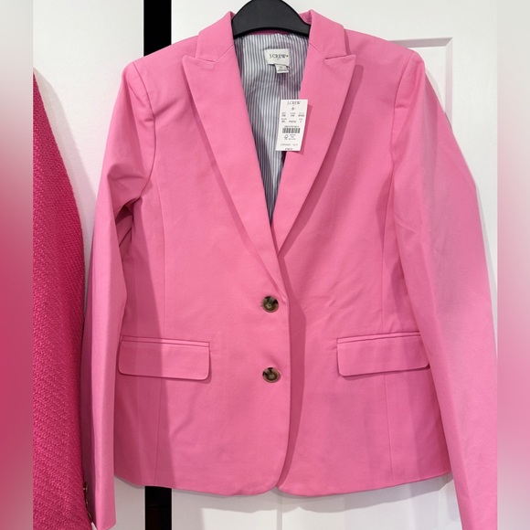 🏷️ New with tags J Crew pink tweed blazer size 6 retail $198 - Picture 2 of 4